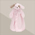 Bearington Baby Wiggles Snuggler, 15 Inch Pink Puppy Dog Plush Stuffed Animal Security Blanket Lovey for Babies...