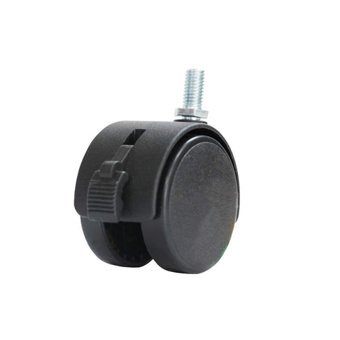 VIZ-PRO Mobile Whiteboard Caster Wheels, Black, Set of 4...