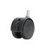 VIZ-PRO Mobile Whiteboard Caster Wheels, Black, Set of 4...