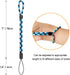 Adjustable Wrist Straps Hand Lanyard Compatible with iPhone Camera USB Flash Drives Key Chain and Other Portable Items Black Set of 2...