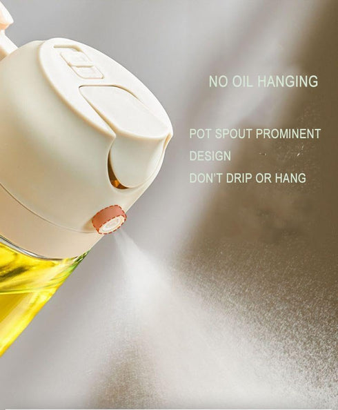 16oz Oil Sprayer for cooking,Olive oil Sprayer - Versatile Kitchen Tool for Healthy Cooking 2 in 1 Oil Dispenser Bottle -Suitable for Air Fryers, ...