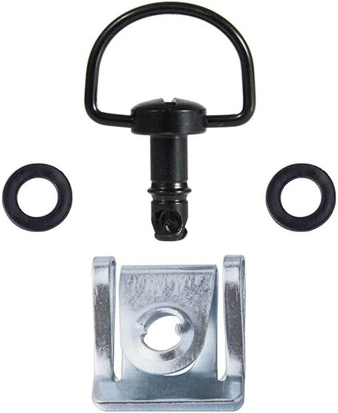 MOTO4U Quick Release Race Fasteners 17mm Dark Black (10 Pack)...