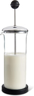 Fino Milk Frother, Tempered Glass, Non-Skid Base, 16-Ounce Capacity...
