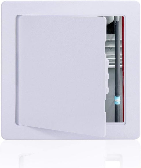 Suteck Plastic Access Panel for Drywall Ceiling 8 x 8 Inch Reinforced Plumbing Wall Access Doors Removable Hinged White...