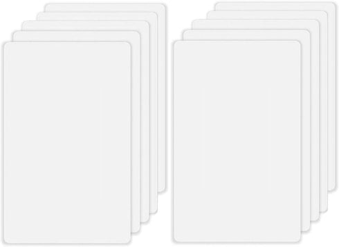 Screwless Blank Wall Plates 1-Gang Blank Switch Outlet Electrical Cover Pate Unbreakable Thermoplastic Faceplate for Decorative Receptacle Outlet ...