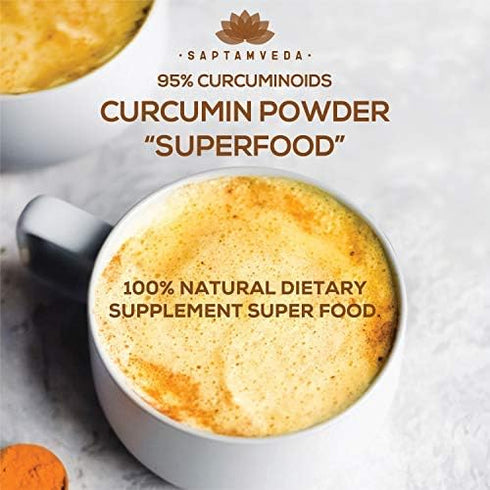 Premium Curcumin Turmeric Powder (1.7 Ounce) 50 Grams - Natural and Pure Antioxidant Superfood, Immunity Booster, Ayurvedic Haldi Extract with Res...