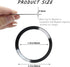 10 Pcs Metal Ring for Magnetic Wireless Charger, 2 Styles, Universal Ultra Thin CD Stripe Round Ring Sticker Conversion Kit Compatible with MagSaf...