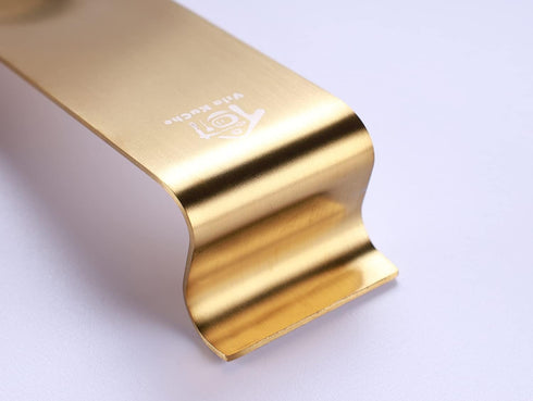 Stainless Steel Spoon Rest for Kitchen Spoon Holder Counter Cooking Utensil Rest Spoon Heavy Duty Dishwasher Safe 2pcs (Gold)...