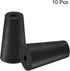 MECCANIXITY Rubber Tapered Plug 10mm to 15mm with Hole Test Tubes Bungs Stopper Black for Lab Home 10 Pieces...