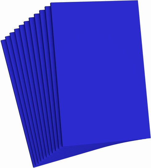 Do²ping Dark Blue Foam Sheets Crafts, 8.5x5.5 Inch Eva Color Craft Foam Paper for Crafts Project Classroom Scrapbook DIY Cosplay (Dark Blue-10 She...