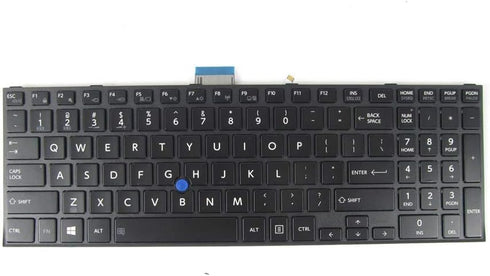 Abakoo New Keyboard Compatible with Toshiba A50-C1510 A50-C1520 Z50-C1550 Satellite Pro R50-C Tecra A50-C Z50-C with Backlit with Pointer US Black...