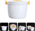 Luxshiny Microwave Pressure Cooker Microwave Rice Cooker Mini Rice Cooker Portable Steamer Pasta Cooker Food Steamer Pot for Cooking Soup Rice Ste...