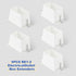 5PCS BE1-2 Electrical Outlet Box Extenders, 1 Gang Electric Box Extender with 10PCS Screws, Power Outlet Accessories (White)...