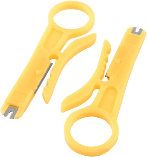 RJ45 Cat5 Network Wire Cable Punch Down Cutter Stripper, 5-Piece...