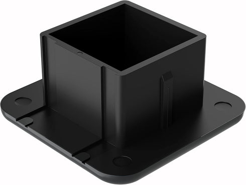 American Black Metal Flag Trailer Hitch Cover - Patriotic Flag Plug (Black, Fits 2'' Receivers)...