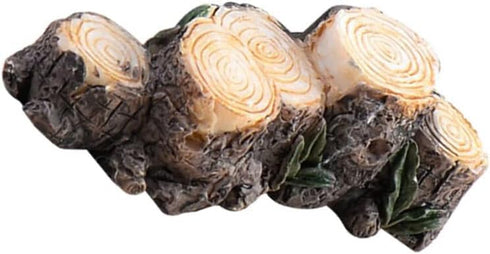 Miniature Resin Stump Micro Landscape Fairy Garden Ornament Mini Doll House Outdoor Landscape Decor, Garden Sculptures and Statues, Garden Generic...