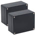 2 Pack Project Box IP65 Waterproof Junction Box ABS Plastic Black Electrical Boxes DIY Electronic Project Case Power Enclosure 4.53"x3.54"x2.17"(1...