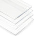 Bright Creations 20-Pack Clear Acrylic Place Cards for Seating, Wedding Guest Names, Table Settings, Dinner Parties, Food Labels, Party Decor, 3.5...