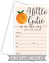 Little Cutie Baby Shower Invitations (20 Count) With Envelopes - Gender Neutral or Girl Baby Shower...