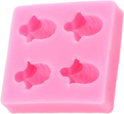 Bumble Bee Silicone Mold Bee Baking Fondant Molds For Cake Decorating Cupcake Topper Chocolate Candy Gum Paste Polymer Clay...