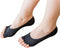 Angzhili 2 Pair Women Ladies Summer Peep Toe Socks Open Toe Socks Invisible Liner Fashion Breathable Open-Toed Liner Socks No Show with Nonslip He...