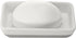 Full Circle Raise The Bar Ceramic Bathroom Soap Dish, White...
