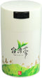 Teavac 6-Ounce Vacuum Sealed Tea Storage Container, White Cap and Body/Green Tea Sign...