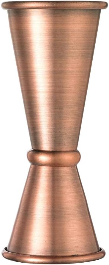 Barfly M37003ACP Japanese Style Jigger, 1 oz x 1-1/2 oz, Antique Copper...