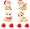 8Pcs Cat Figurines & Dog Figurines,Fairy Puppy with Hat, Fairy Garden Animals for Fairy Garden, Micro Landscape, Plant Pots, Cake Decor,Best Gift ...