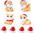 8Pcs Cat Figurines & Dog Figurines,Fairy Puppy with Hat, Fairy Garden Animals for Fairy Garden, Micro Landscape, Plant Pots, Cake Decor,Best Gift ...
