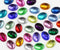 Allstarco 14x10mm Flat Back Oval Acrylic Cabochons Rhinestones Plastic Gems Embellishments for Crafts, Costumes, Card Invitations, Jewelry, Cospla...