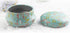 Candy Tins Jars Colorful Flower Metal Tin with Lid Empty Round Metal Storage Tin Cans Jars Containers Travel Storage Tins,for Making Candles Candy...