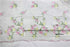 Floral Pattern Fabric 54 inches Width Pink and Yellow Floral Embroidery Organdy Lace Fabric by The Yard...