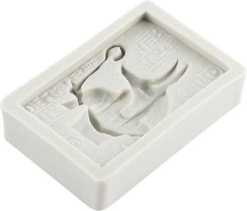 Egyptian Anubis Silicone Fondant Mold Anubis Sphinx Mummy Chocolate Mold Egypt Candy Molds For Sugar Cake Decorating Cupcake Topper Gum Paste Poly...