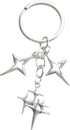 Meefisher Cute Star Moon Keychain Aesthetic Accessories Stainless Steel Key Ring Purse Handbag Backpack Bag Charms Car Holder...