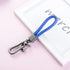 Car Key Acorn Weave Paracode Key Chain Ring, Thick Leather Braid Rope Car Keychain Ring for Men and Women, Suit for All Cars (Blue)...
