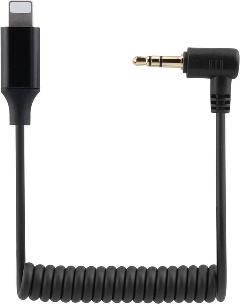 3.5mm TRS Microphone Adapter for Hollyland Lark M1 / 150 / Lark Max Wireless Lavalier Mic, Compatible with iPhone 13 12 11 Pro Max/iPAD......
