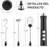 Milk Frother Handheld, Bauihr USB Rechargeable Electric Foam Maker with 3 Heads, 3 Adjustable Speeds Mini Milk Foamer for Latte, Cappuccino, Coffe...