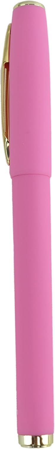 Fengtaiyuan Pin18x6, Pink Gel Ink Rollerball Pens - Comfortable Non-Slip Grip, Pink Ink, Fine Point, 0.7mm, Quick-Drying Ink, 6-Piece Box (Pin18x6...