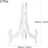 uxcell 2pcs 9.8" Acrylic Easel Stand, Folding Display Plate Holder Clear for Decorative Picture Frame...