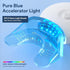 Premium Teeth Whitening Gel Kit 5 LED Laser Light System Safe for Sensitive Teeth, Soft Duplex Silicone Mouth Guard Free Teeth Shade Guide...