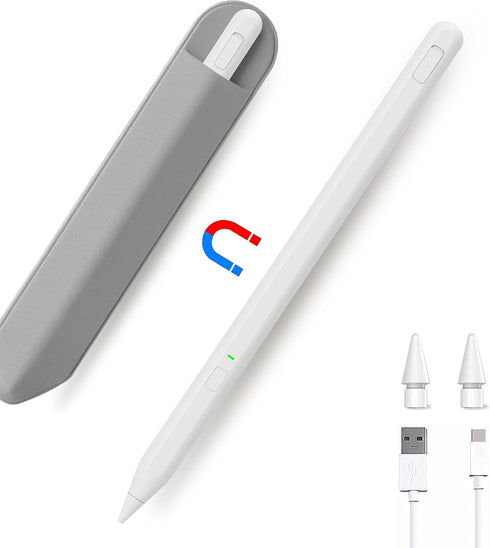 Stylus Pen for iPad 9th&10th Generation,Milikilo iPad Pen with Pencil Holder,Palm Rejection,for iPad Air11&13"(M2), iPad Pro 11"&13"(M4),iPad 6-10...