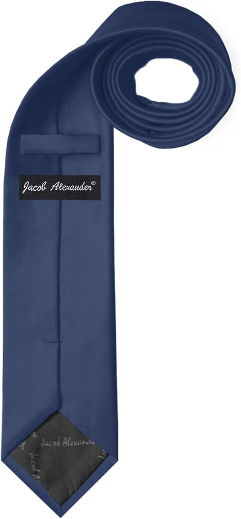 Jacob Alexander Solid Color Men's Regular Tie...