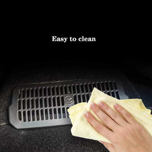 Tesla Model 3 updated rear seat air vent mask, snap fit installation of rear seat air conditioning vent grille protector, compatible with Tesla Mo...