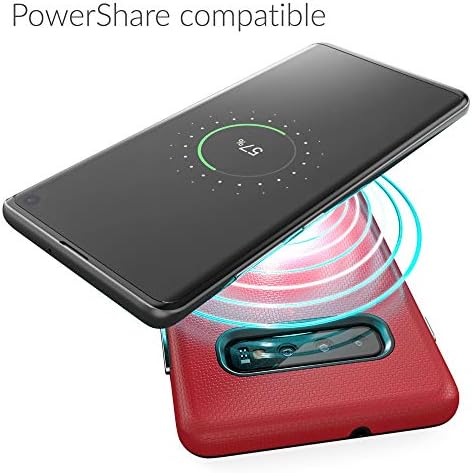 Crave Dual Guard Red Galaxy S10 Case - Shockproof, Dual Layer Protection for Samsung S10...