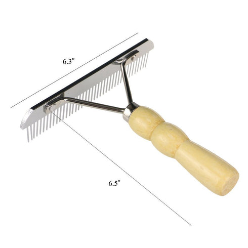 Pet Comb,Dog Long Hair Brush,Large Animal Grooming Rake Dog Brush For Long Haired Dogs...