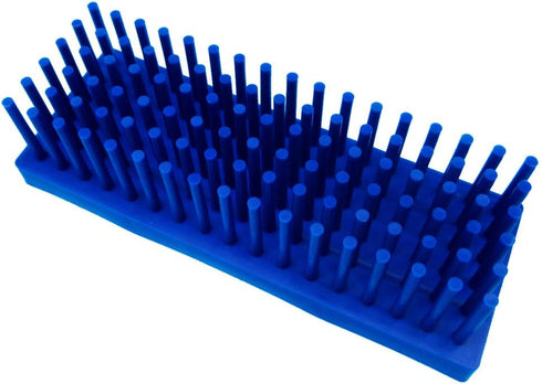 Plastic Test Tube Stand for Drying Test Tube (Blue, 102-Well)...
