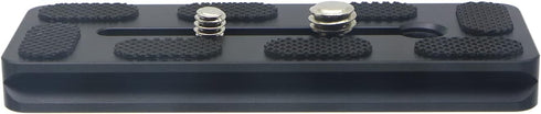 100mm Universal Quick Release QR Plate with 1/4" and 3/8" Mounting Screw for Tripod Mount Ball Head DSLR Camera Arca Swiss Compatible...