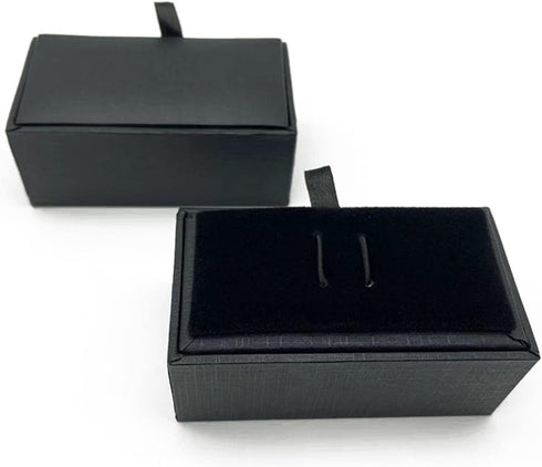 Silver Mens Cufflink Shirts Stainless Steel Cufflink Set, Trumpet Mens Tie Clip Cuff Links Mens Jewelry Gift for Men...