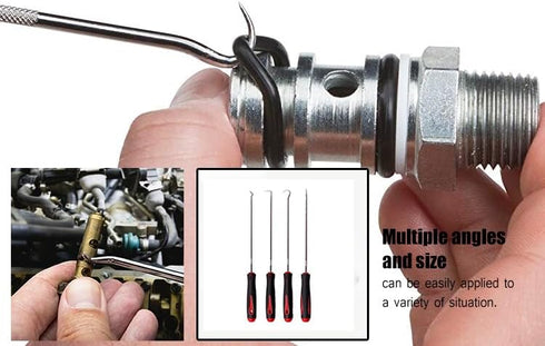 (lengthened type) 4-piece set, oil seal hook, pull out The hook, oil seal screwdriver? pull out The hook and remove? for automotive, electronics, ...